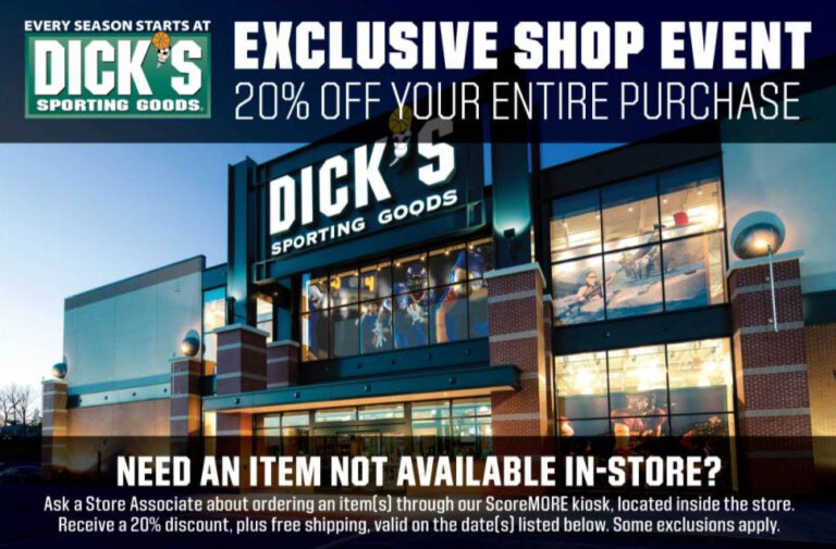 Dick’s Exclusive FYFCL Shopping Event in 2021